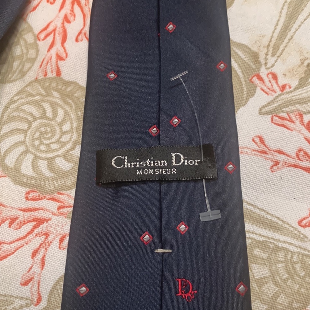 Christian Dior Mens Tie - Picture 3 of 7